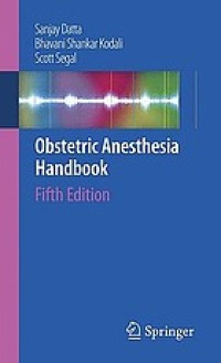 Image of Obstetric anesthesia handbook
